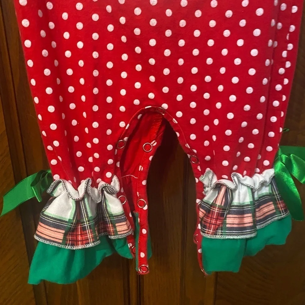 Marie Nicole Christmas Romper